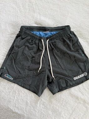 Original Watermen Lifeguard Swim Shorts with Light Blue Lining